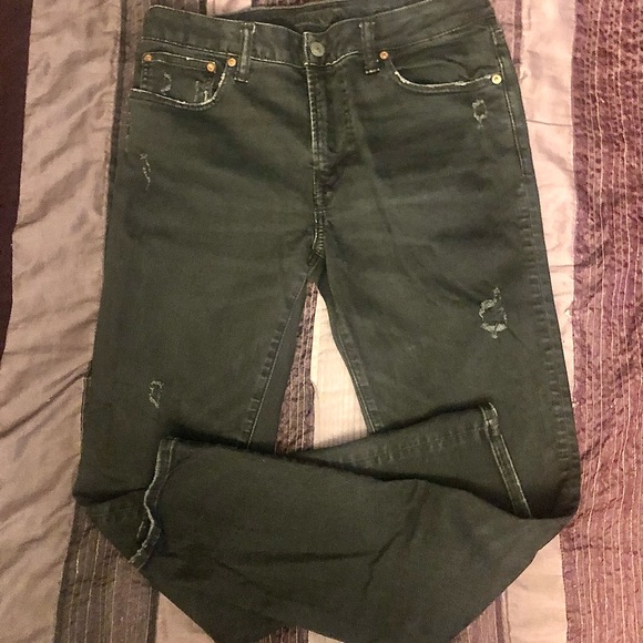 American Eagle Men’s Black Boot Cut Jeans - Picture 1 of 5